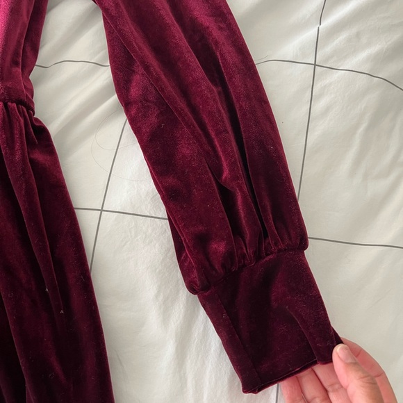 1. STATE RED VELVET DRESS IN SIZE SMALL - Picture 5 of 5